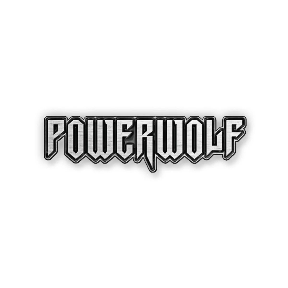Powerwolf - Logo Button pin - Grau